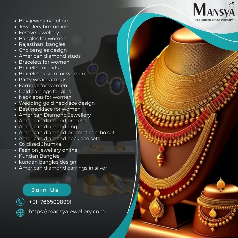 Discover The Brilliance Of American Diamond Jewellery At Mansya Jewellery