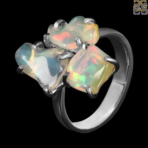 Latest Eye-Catching Opal Ring For Girls