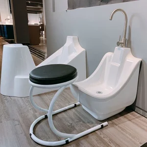 Wudu Foot Wash Basin With Stool - Wudu World Uk