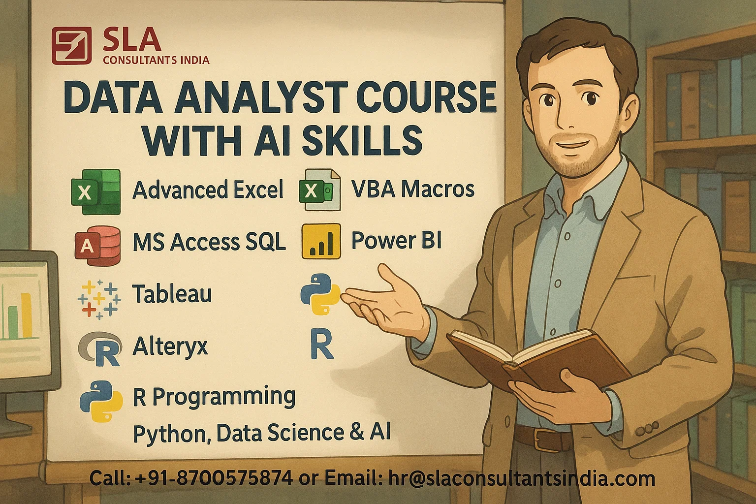 2026 Best Institute, The Data Analyst Course In Delhi: Complete Data Analyst Internship, Up-Grad Job With Ai Skills, By Sla Consultants Delhi, India,