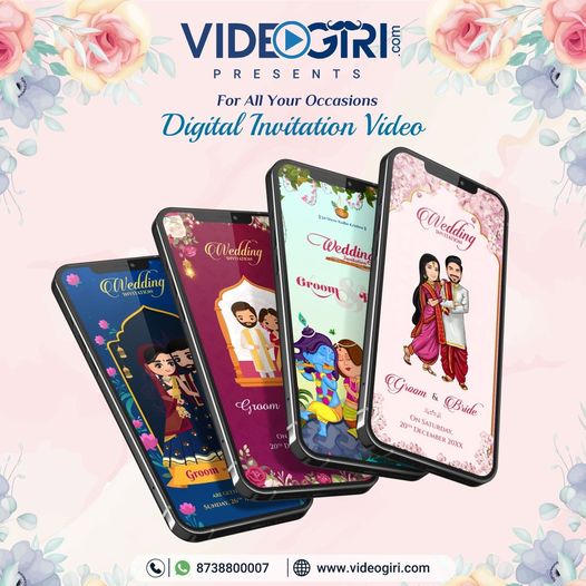 Wedding Invitation Video Maker – Create Memorable Invites With Videogiri