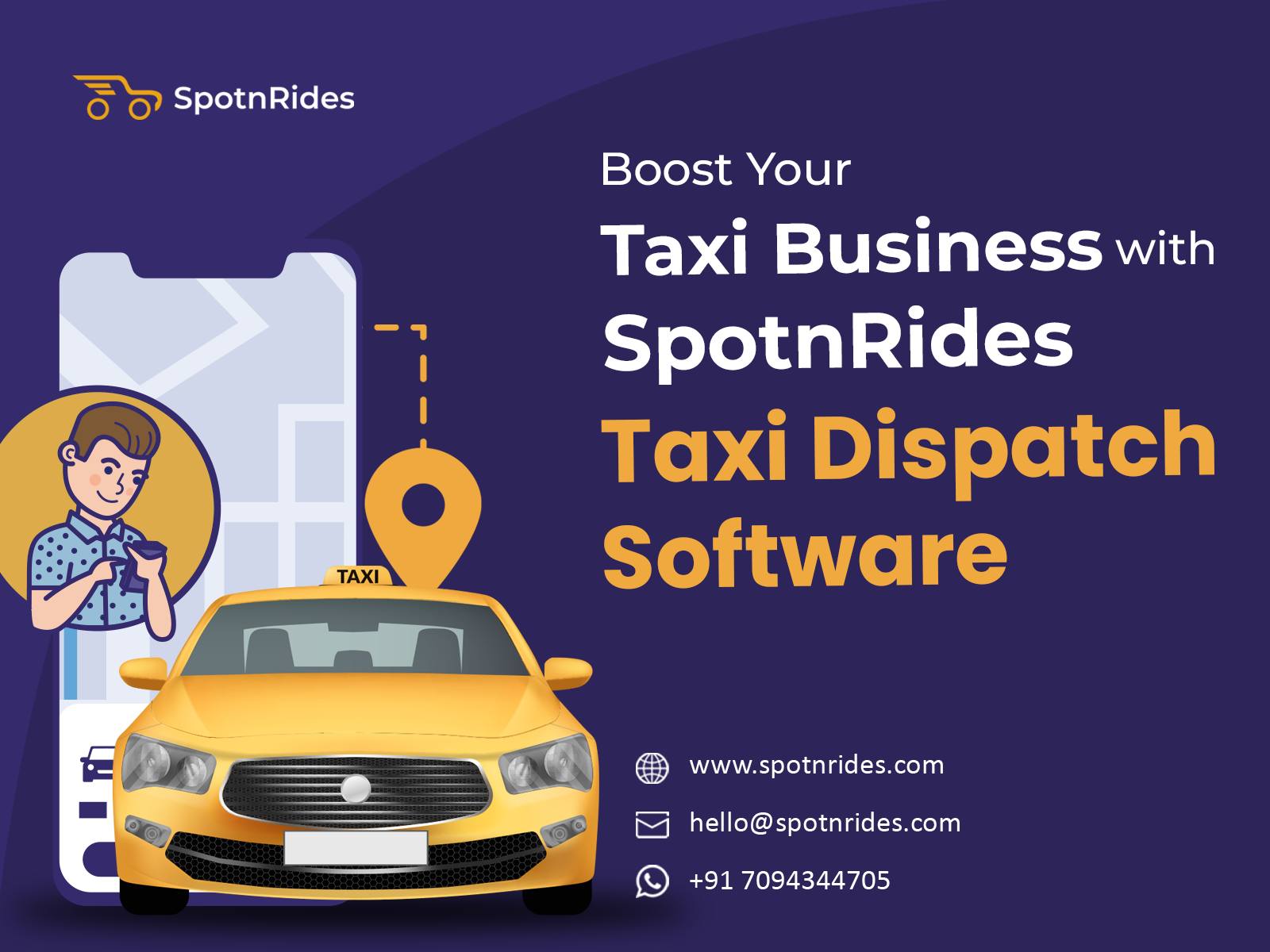 Boost Efficiency And Customer Satisfaction With Our Taxi Dispatch Software