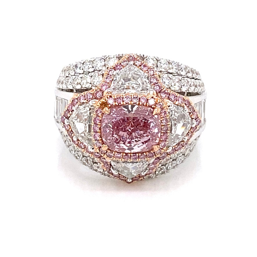 Cushion Cut Diamond Ring