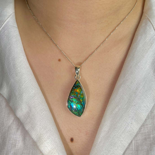 Ammolite Jewelry: A Fossil's Fiery Beauty