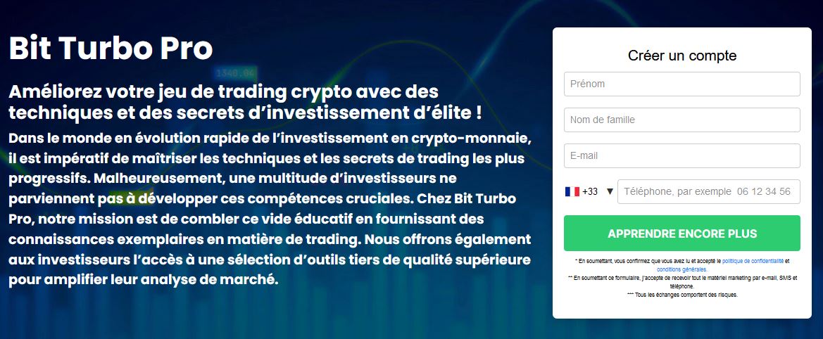 Bit Turbo Pro Avis - Site Officiel De La Plateforme De Trading!