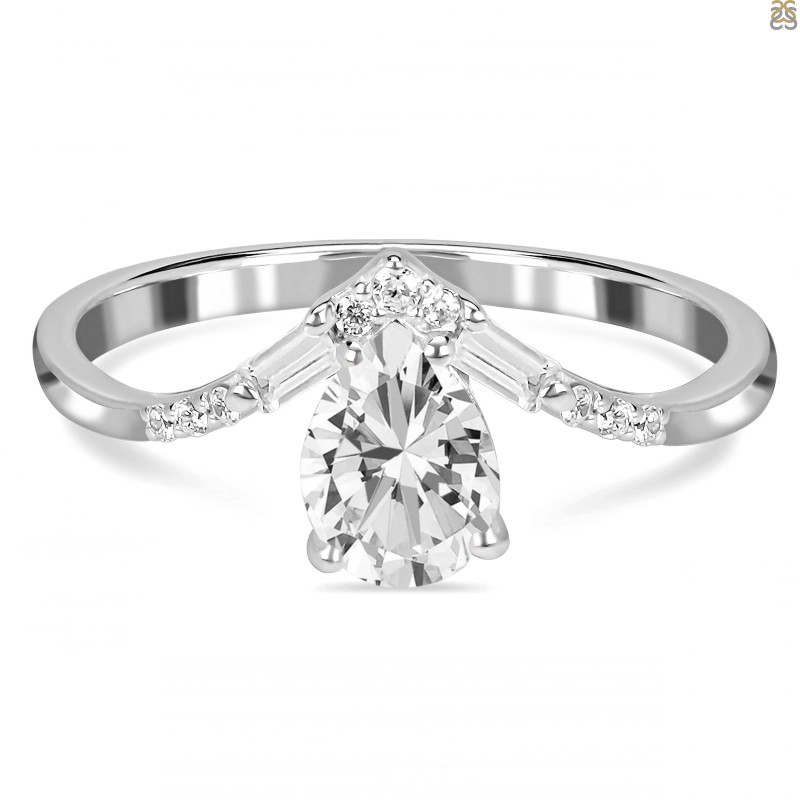 Eternal Glow: White Topaz Elegance