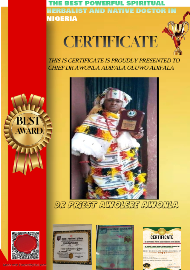 Chief Dr Awolere Awonla