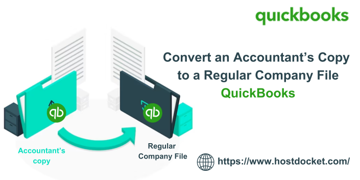 Convert An Accountant’s Copy To A Regular Company File