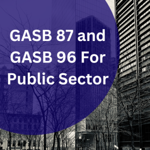 Sap Solutions For Gasb 87 And Gasb 96 Standards And Compliance