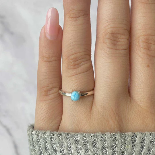 Oceanic Elegance: Handcrafted Larimar Jewelry