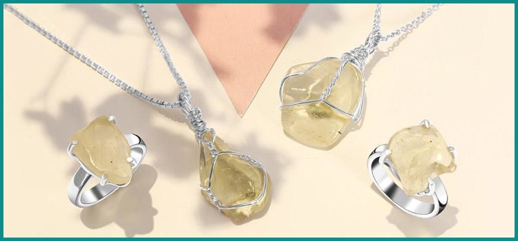 Libyan Desert Glass Jewelry And Gemstone