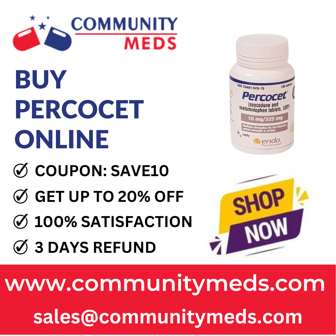 Buy Percocet Online No Rx Fast Delivery – Affordable Option