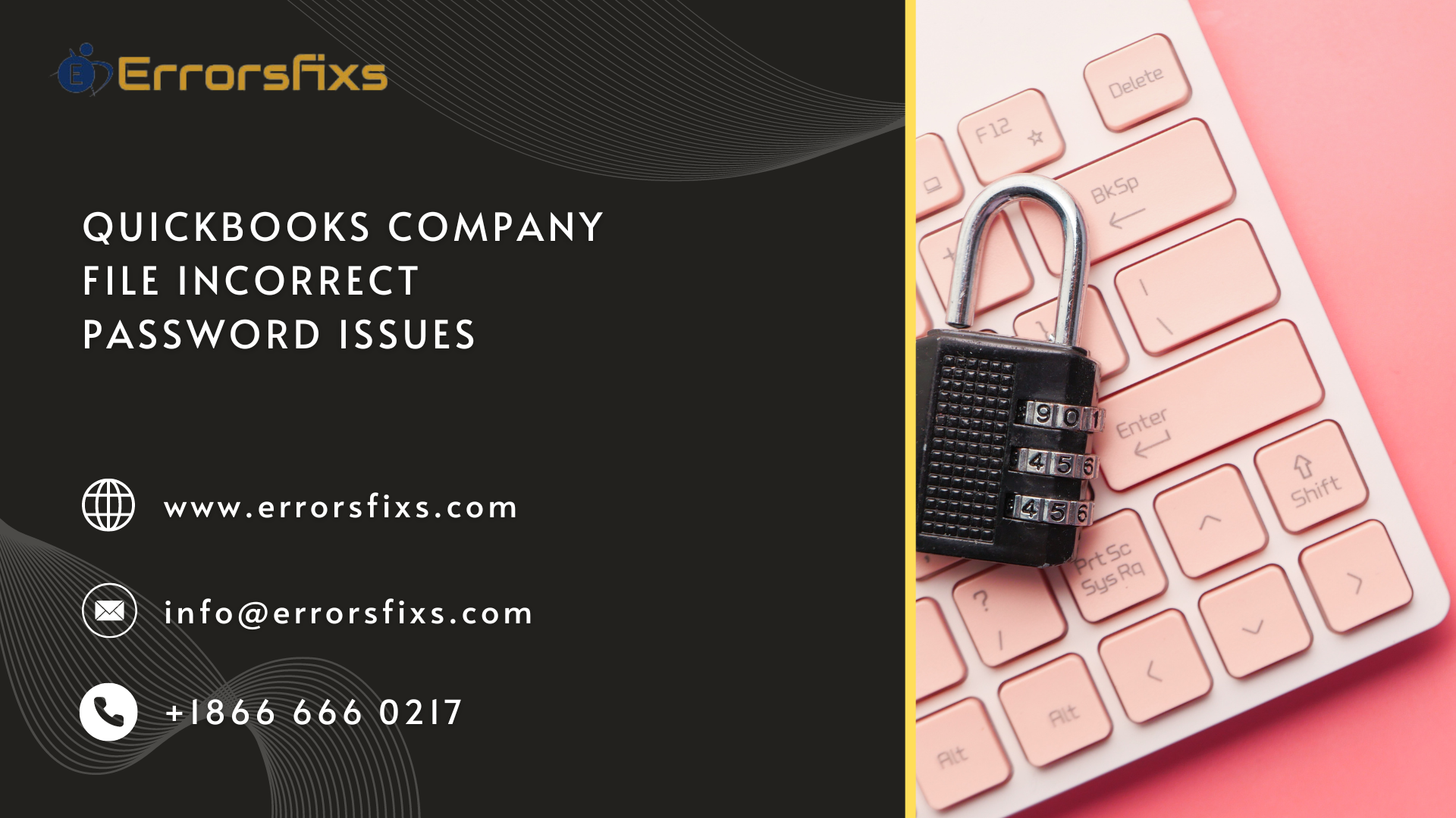Quickbooks Company File Incorrect Password Issues