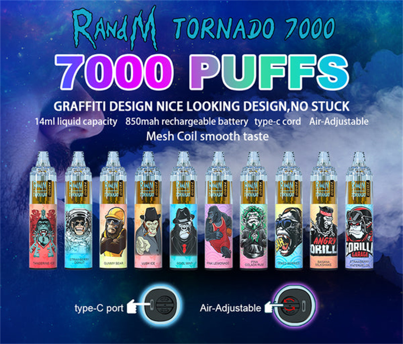 Buy Your Randm Tornado 7000 Disposable Vape Now!