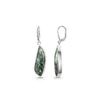Sacred Radiance: Seraphinite And Gold Charm Jewelry