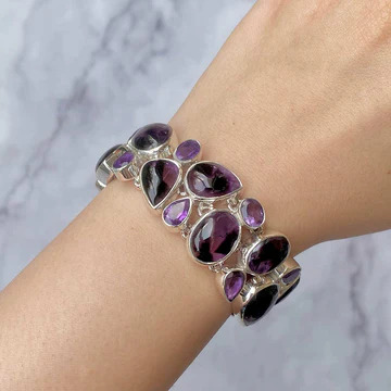 Star Amethyst Jewelry | Buy Star Amethyst Jewelry With 925 Sterling Silver Online At Sagacia Jewelry
