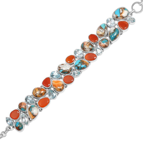 An Exhilarating Blend Of Sea Life And Rocks: Spiny Oyster Turquoise