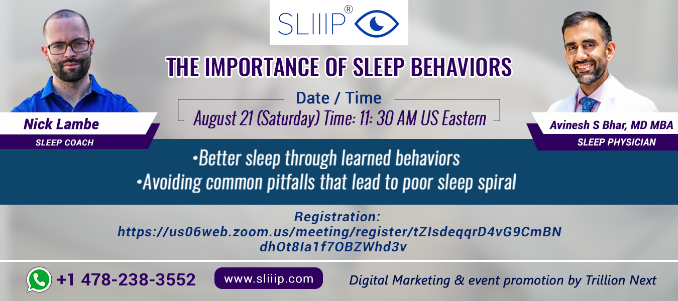 Sleep Webinar - The Importance Of Sleep Behaviors (Sliiip)