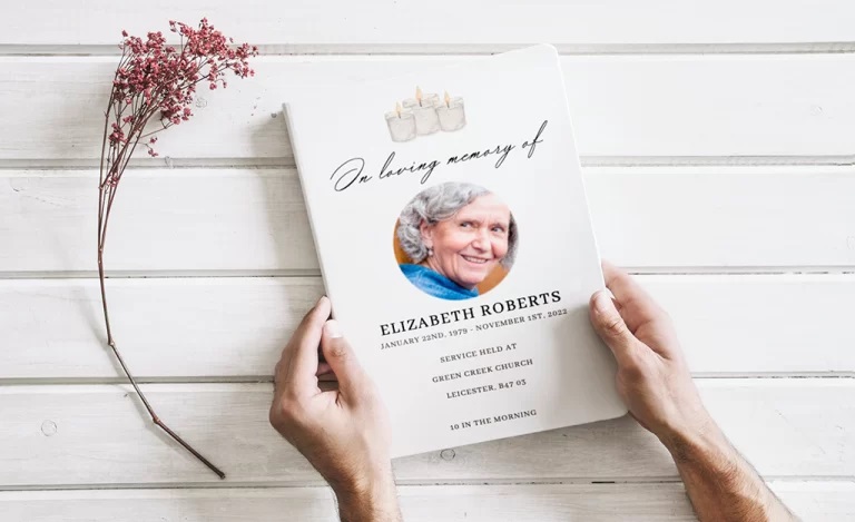 Funeral Order Of Service Printing With Free Design & Delivery