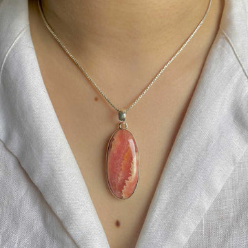 Blush Elegance: Rhodochrosite Jewelry Collection