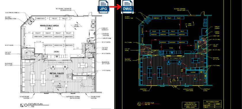 Jpg Image To Cad Conversion Services - Chudasama Outsourcing