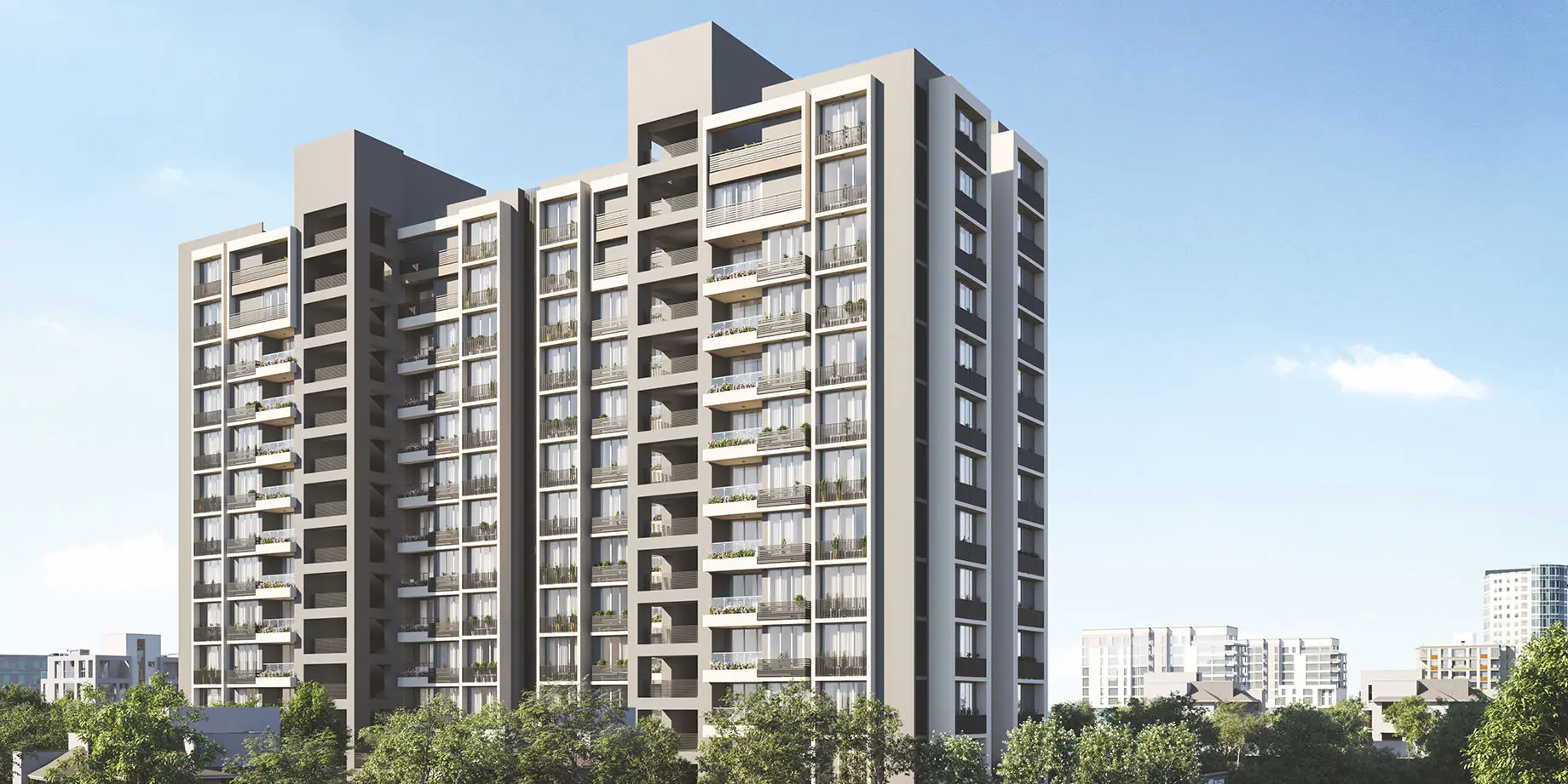 3 & 4 Bhk Flats Jodhpur, Satellite Ahmedabad | Palladian Residency 4 Bhk Penthouse