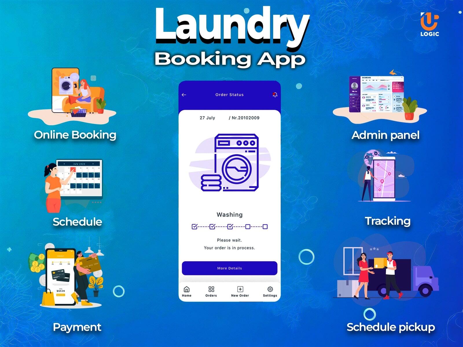 Laundry App Devlopment Service Using Latest Technology By Uplogic Technologies