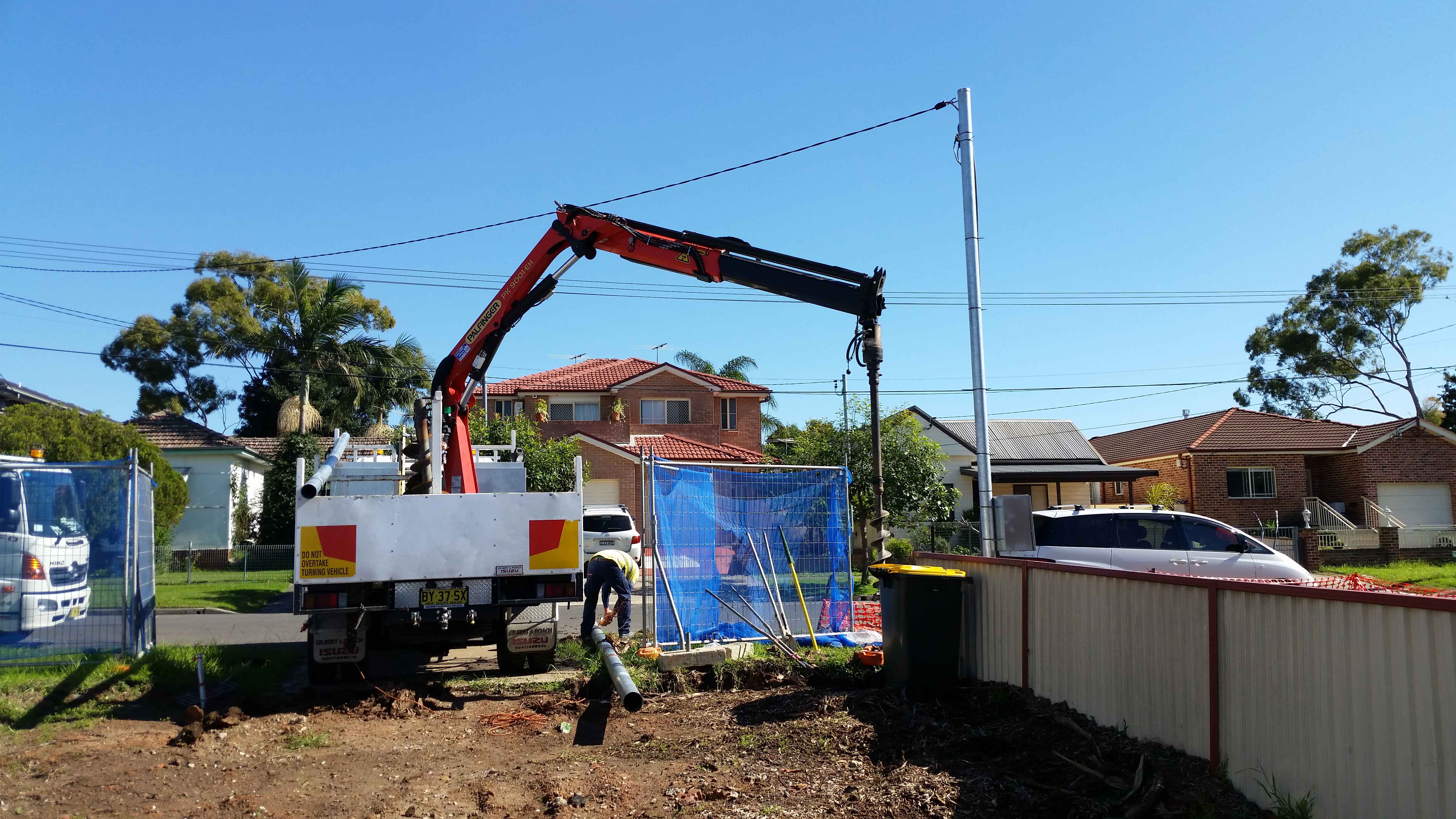 Power Pole Installation & Replacement - Sydney