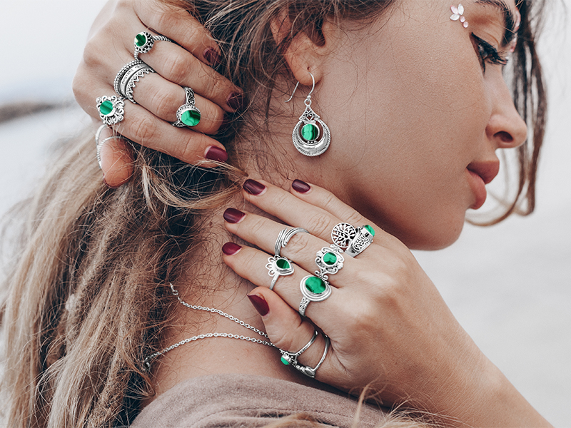Statement Malachite Ring – Bold & Elegant Jewelry