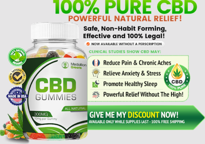Medallion Greens Cbd Gummies [Truth Exposed 2024] Is It Scam Or Legit?