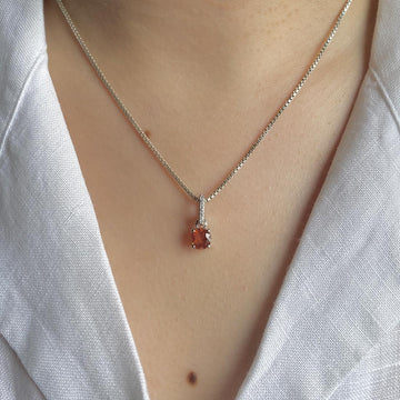 Radiant Orange Kyanite Jewelry Collection