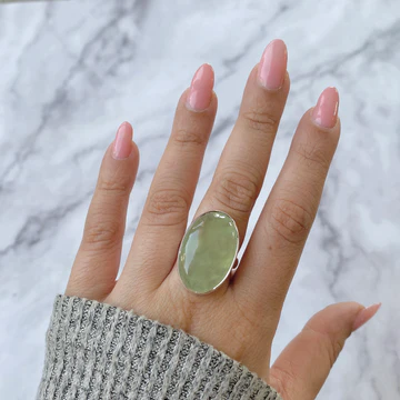 Ethereal Green: Prehnite Elegance