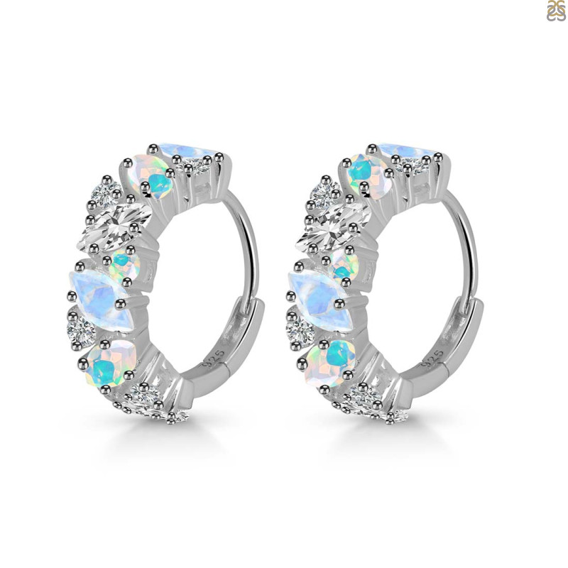 Eternal Glow: White Topaz Elegance