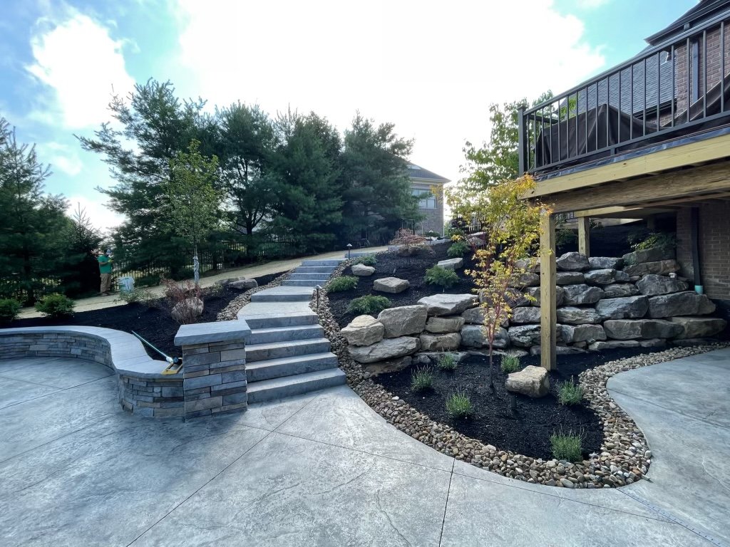 Outdoor Space With Premier Hardscaping Services In Nj